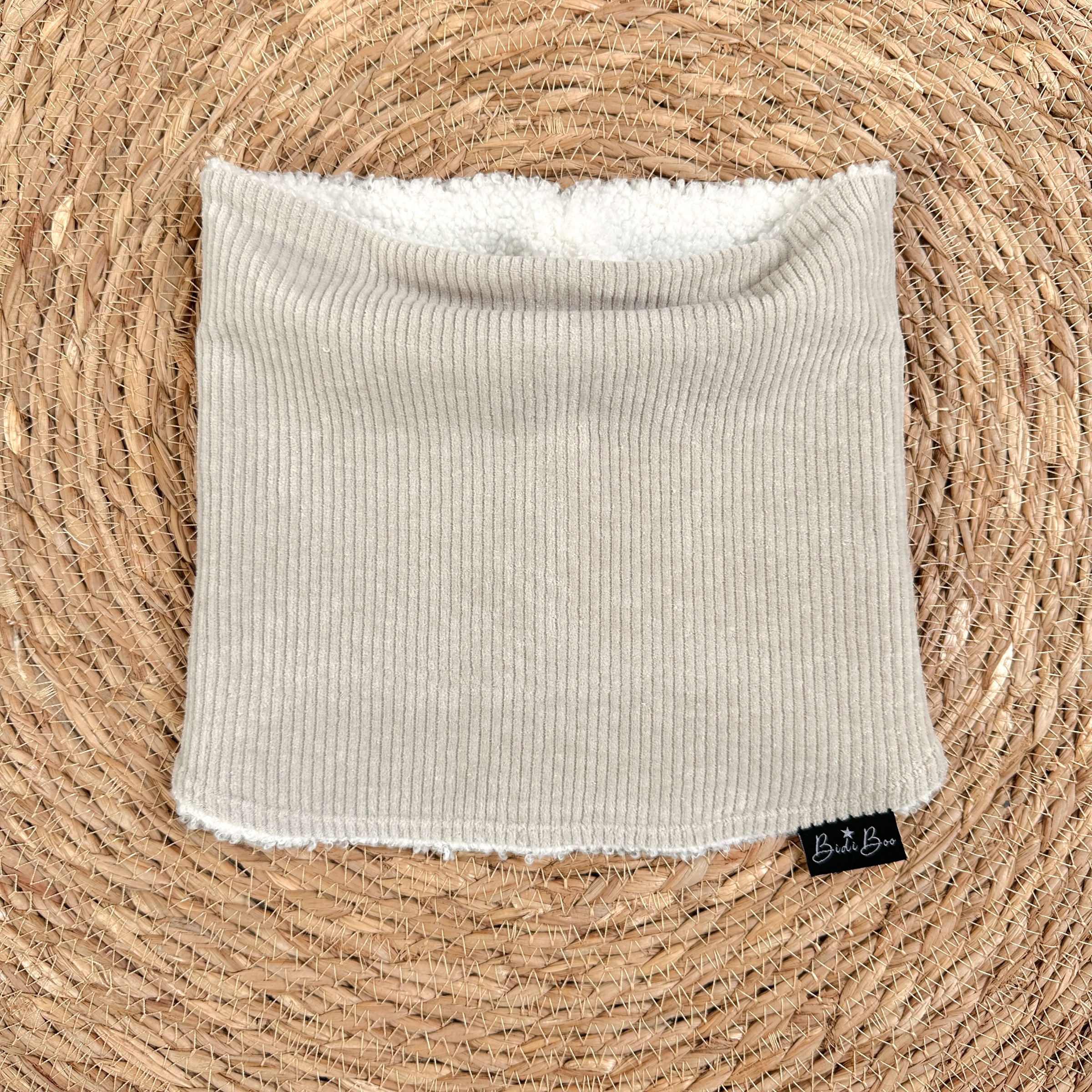 snood rib beige