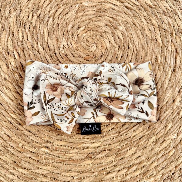 Bandeau noeud ajustable Nina