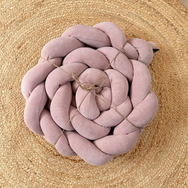 Tresse de lit rib rose