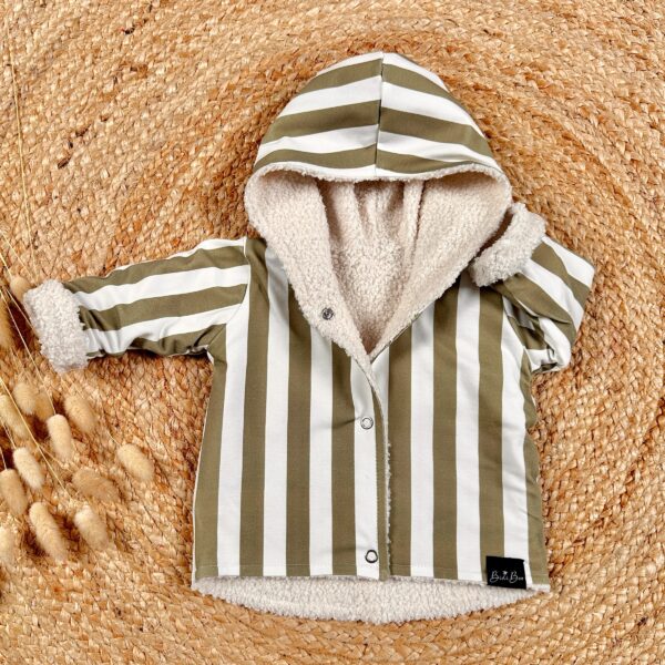 Manteau réversible Stripes