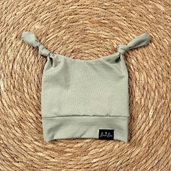 Bonnet lutin vert sauge