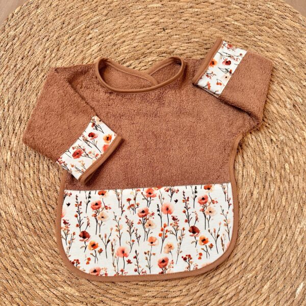 Bavoir longues manches Ondine