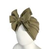 Turban à noeud Olive