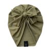 Turban à noeud Olive