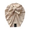 turban à noeud beige