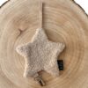 Attache tétine bouclette beige