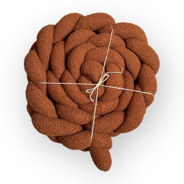 Tresse de lit bouclette rouille
