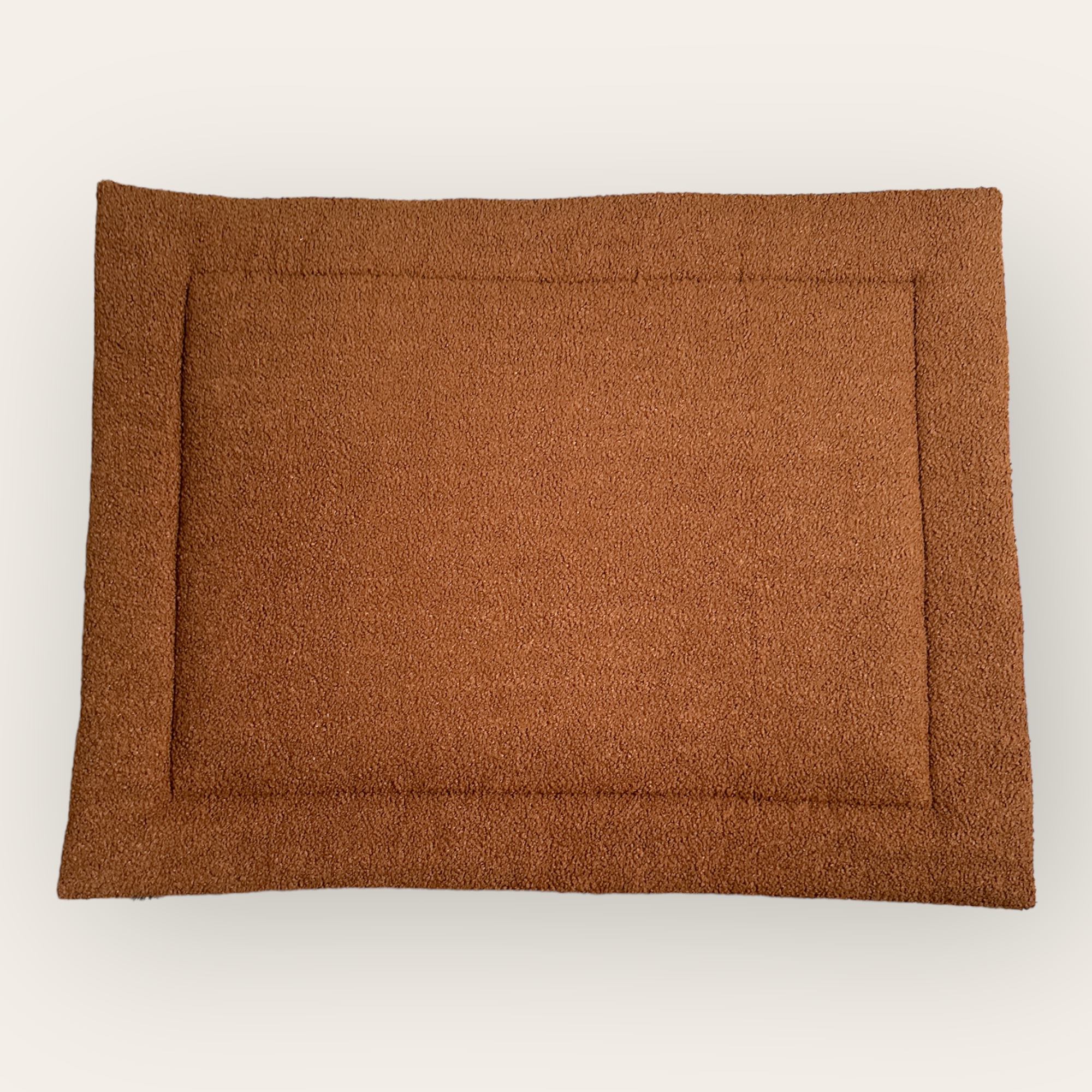 Tapis de parc bouclette rouille