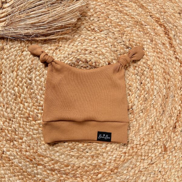Bonnet lutin Rib camel