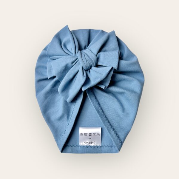 Turban noeud blue shadow