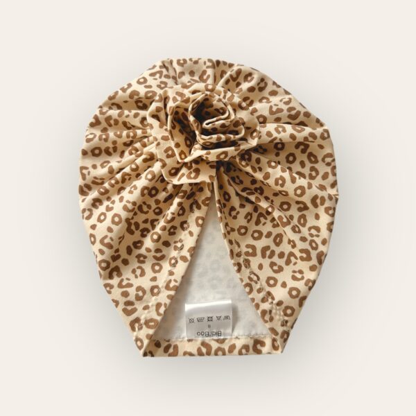Turban fleur Léopard