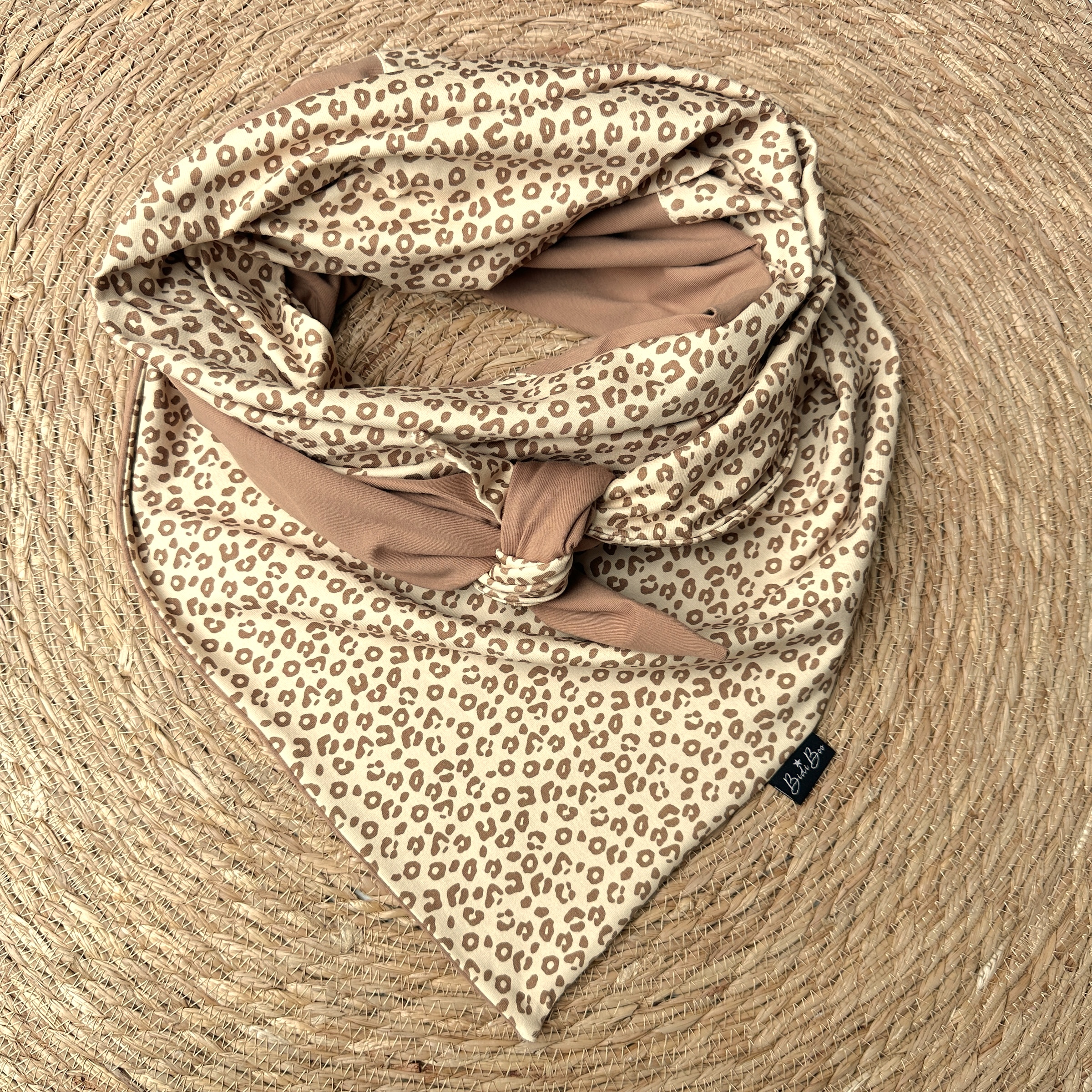 Foulard à nouer adulte léopard