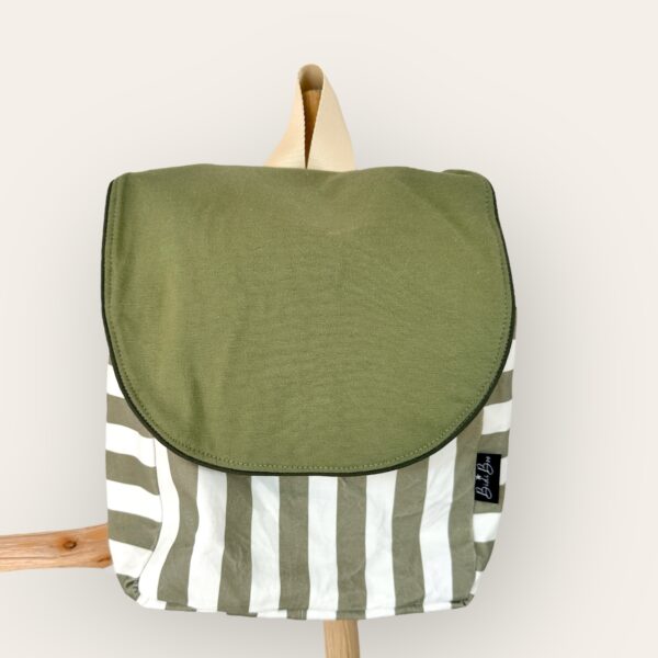 Le Sac à Dos Bidi'Boo Stripes/Olive