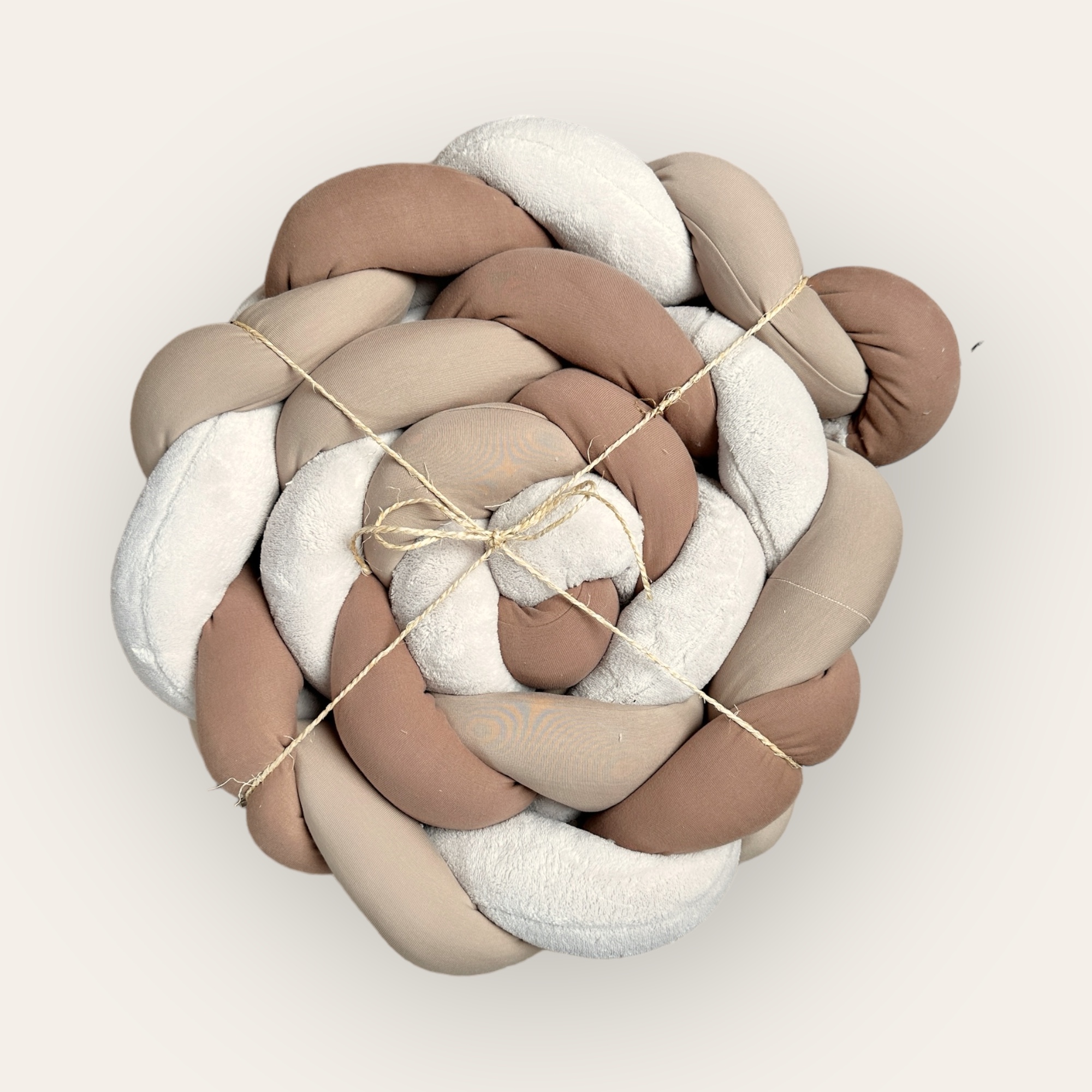 Tresse de lit beige