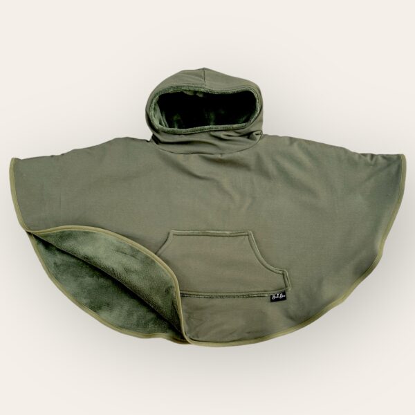 Poncho kaki