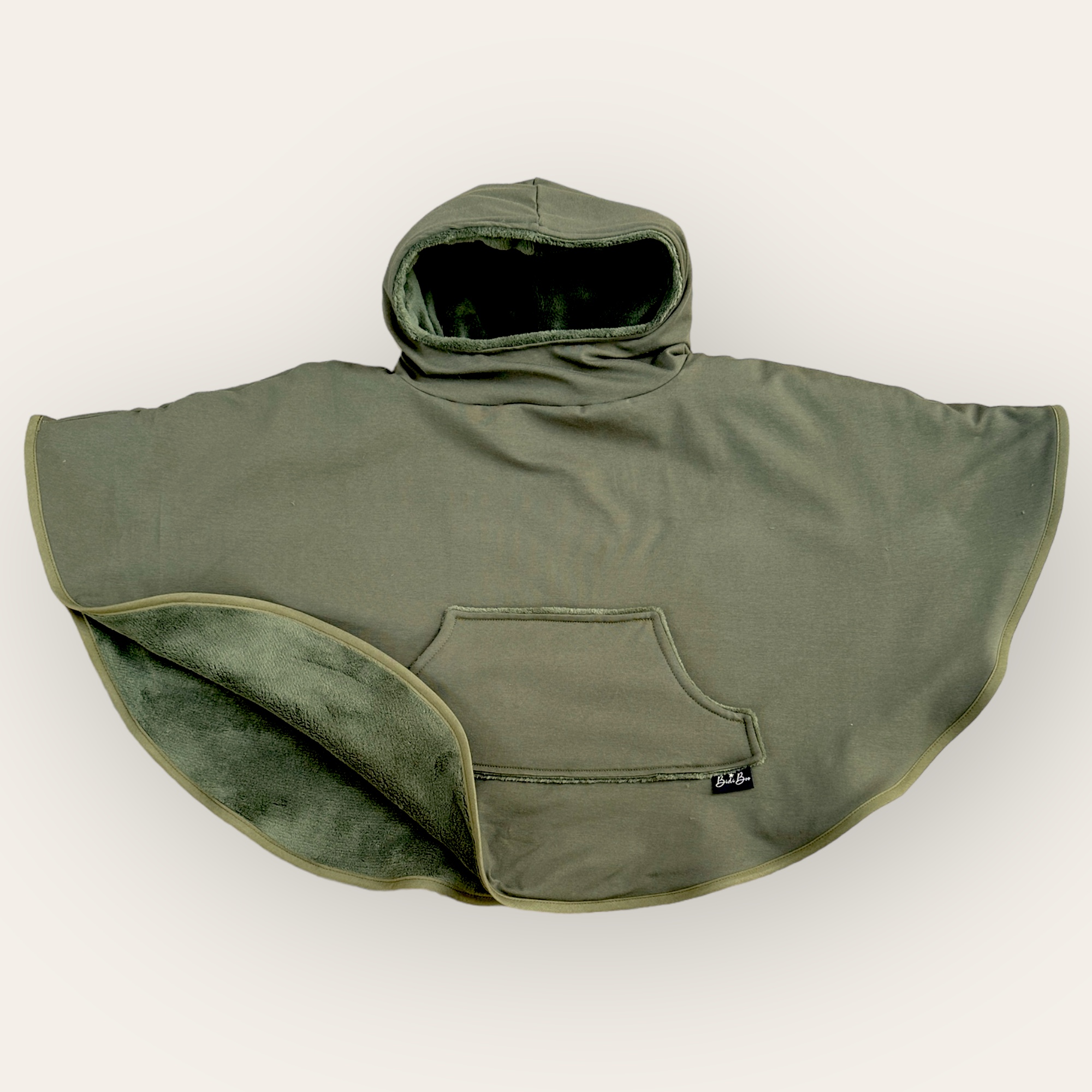Poncho kaki