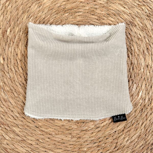 Snood rib beige