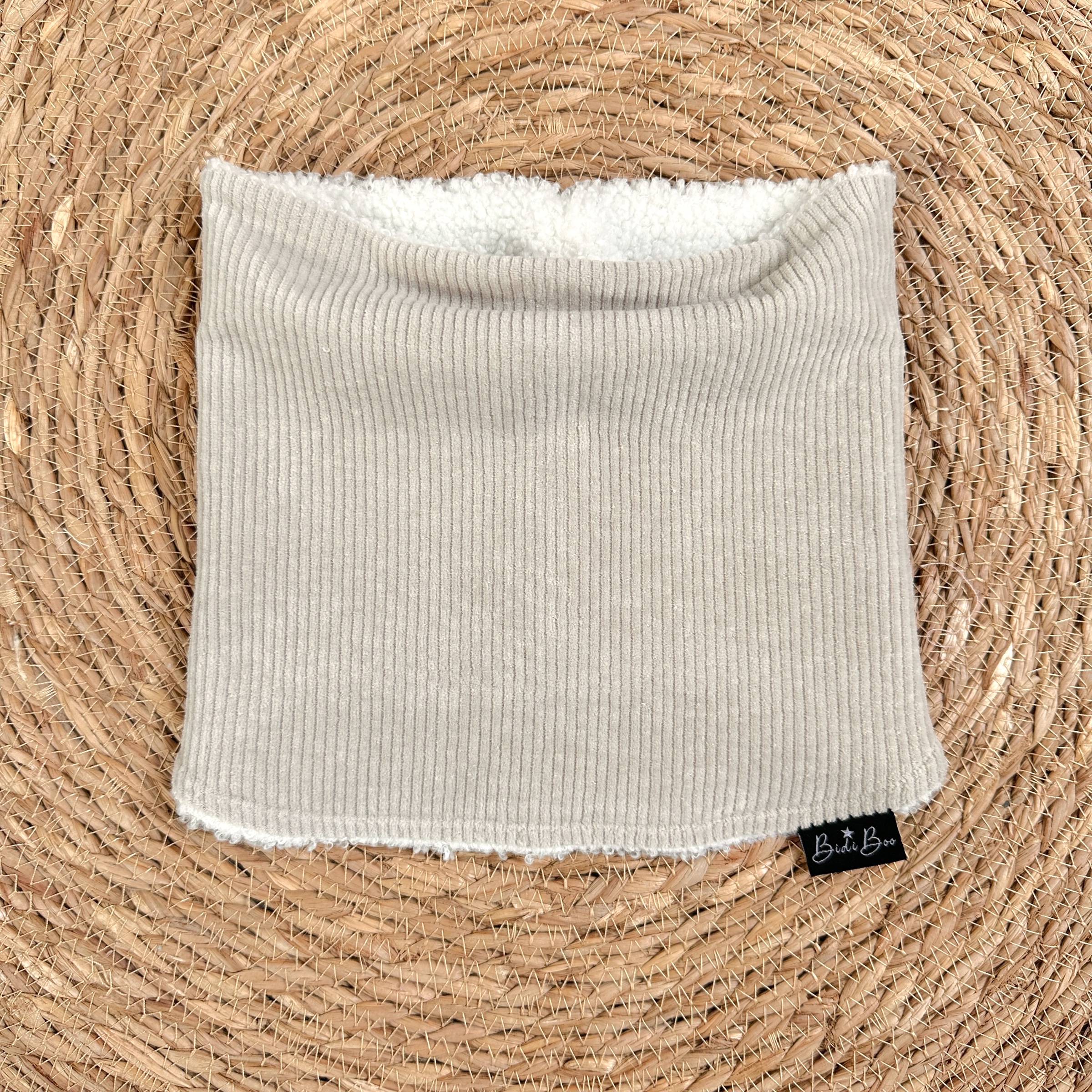 Snood rib beige