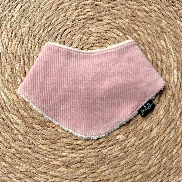 Foulard bandana rib rose