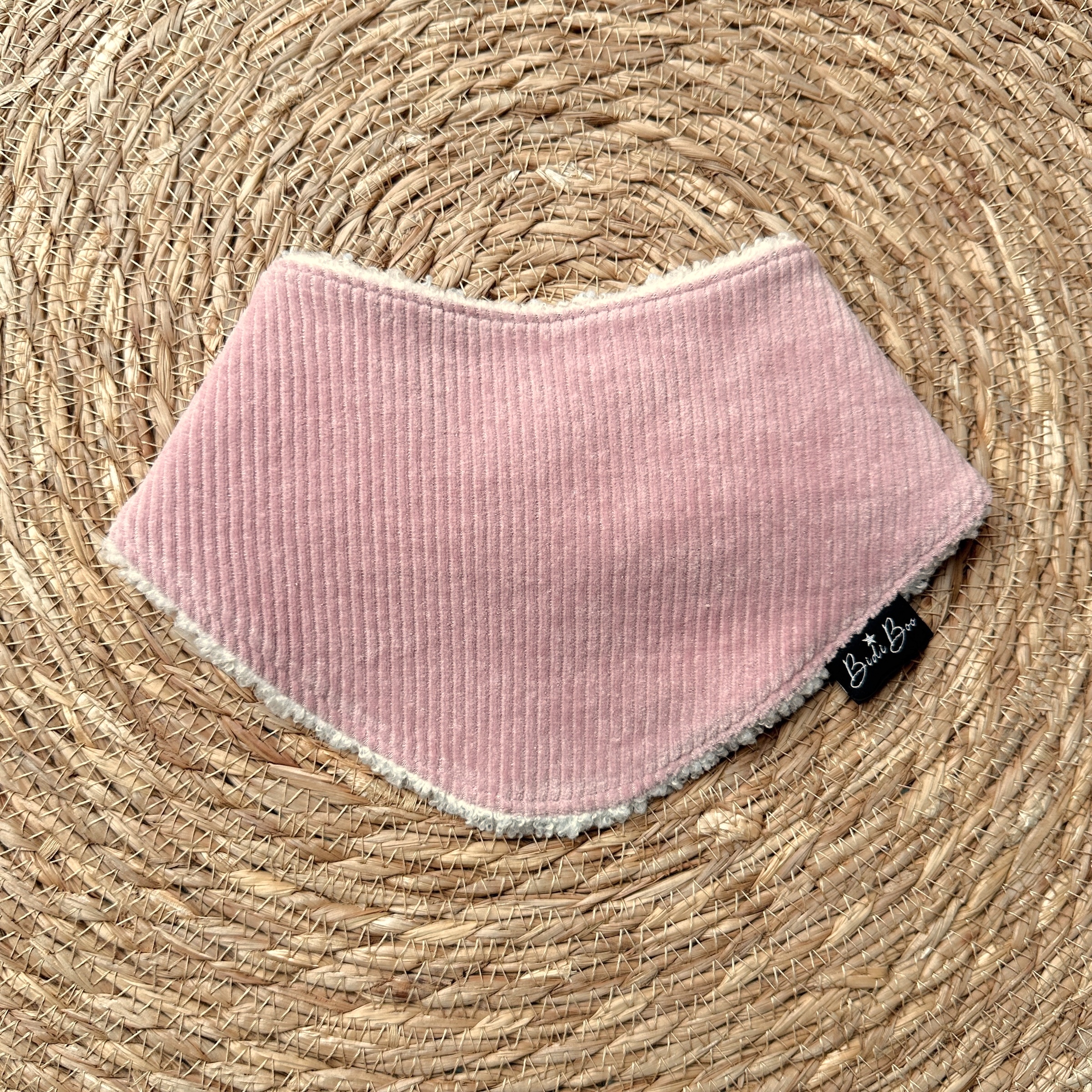 Foulard bandana rib rose