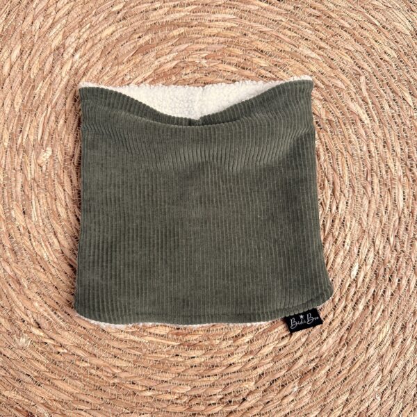 Snood rib kaki