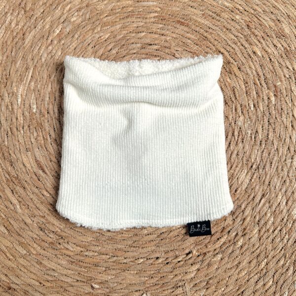 Snood rib écru