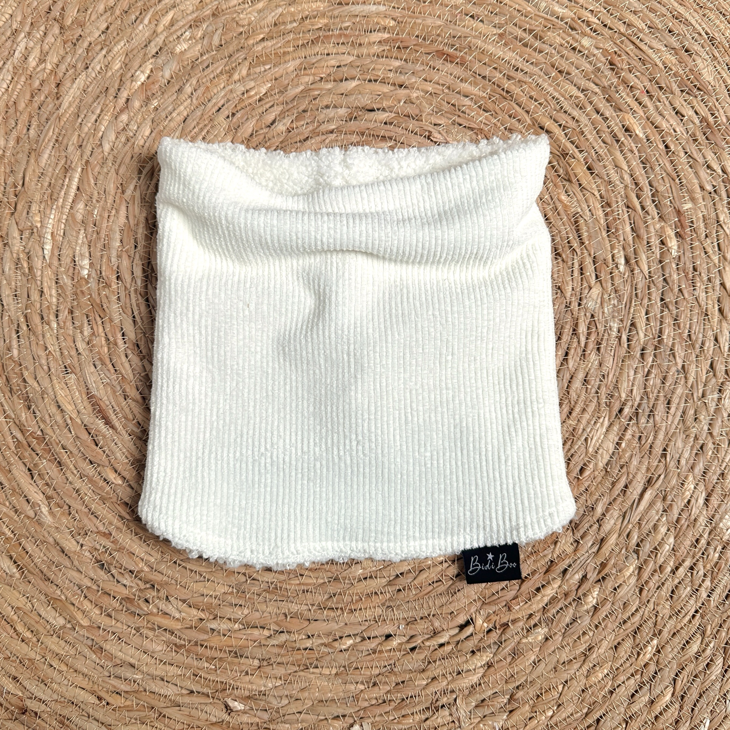 Snood rib écru