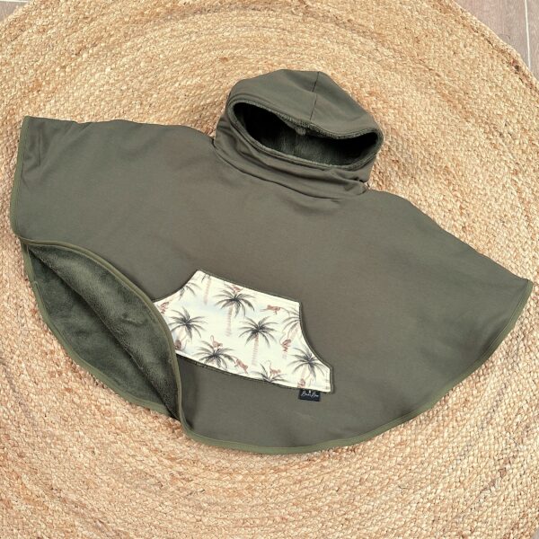 Poncho kaki/monkey