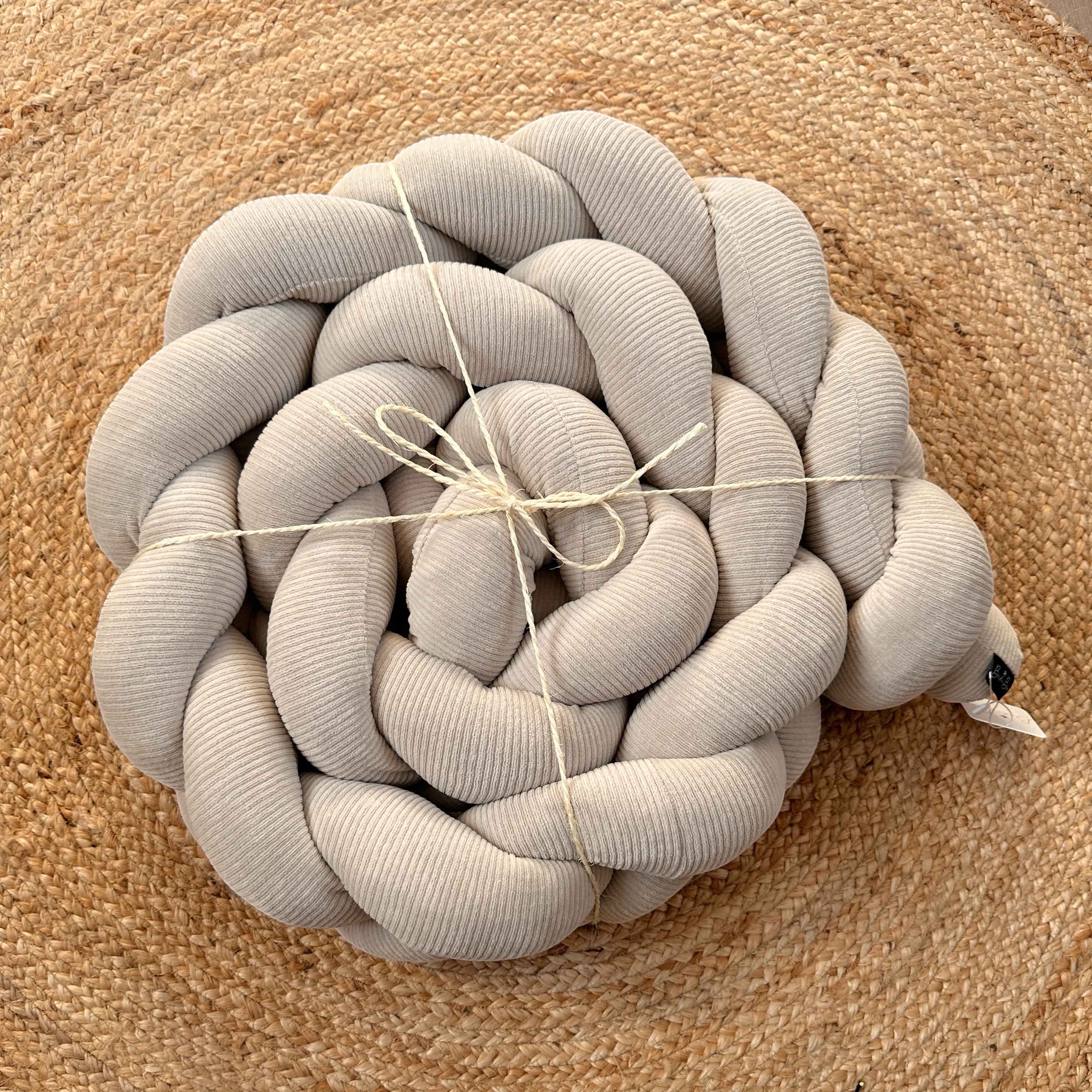 Tresse de lit rib beige