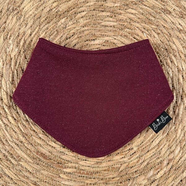 Foulard bandana bordeaux brillant