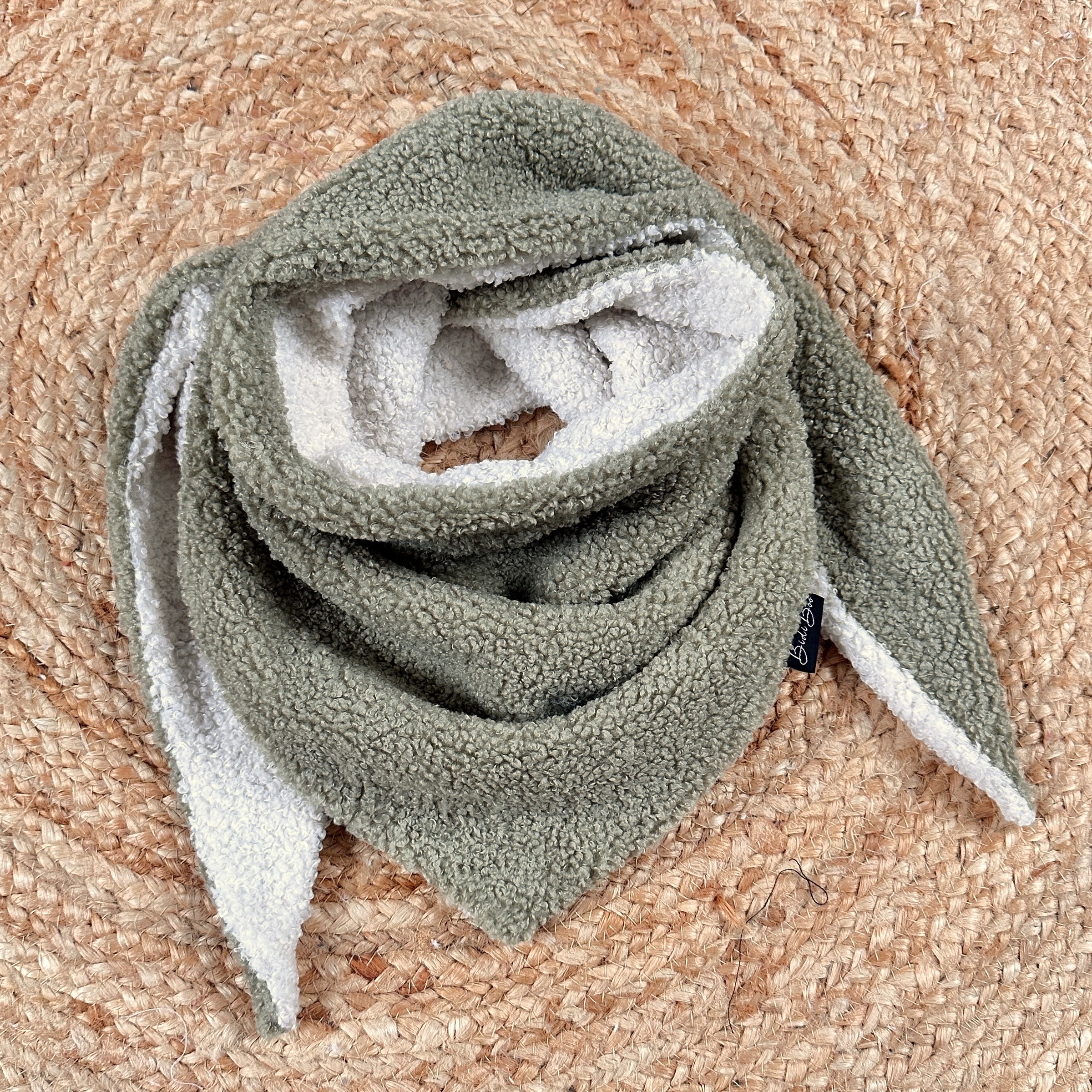 Foulard à nouer enfant bouclette olive