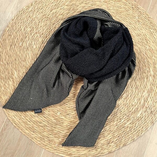 Echarpe stripes brillant adulte