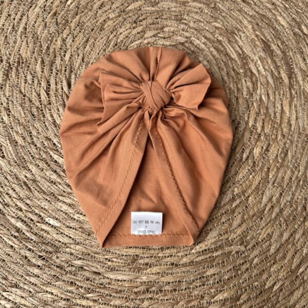 Turban noeud abricot 0-3mois