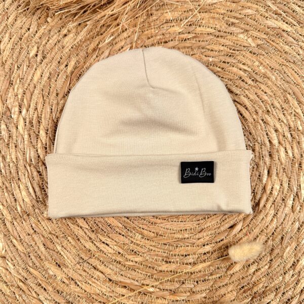 Bonnet mi-saison beige