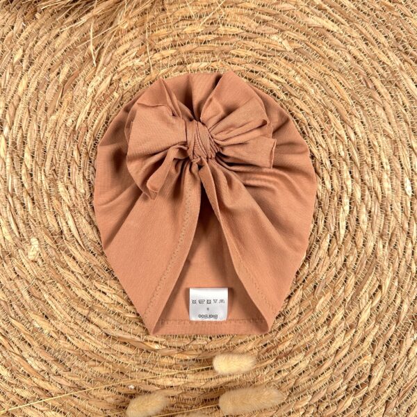 Turban noeud noisette
