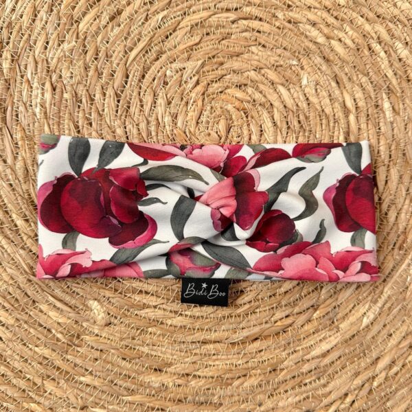 Bandeau croisé enfant Pivoine