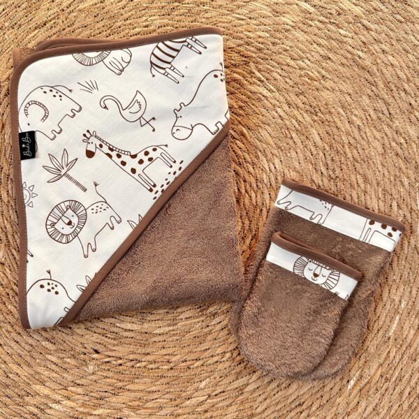 Cape de bain XL Savane