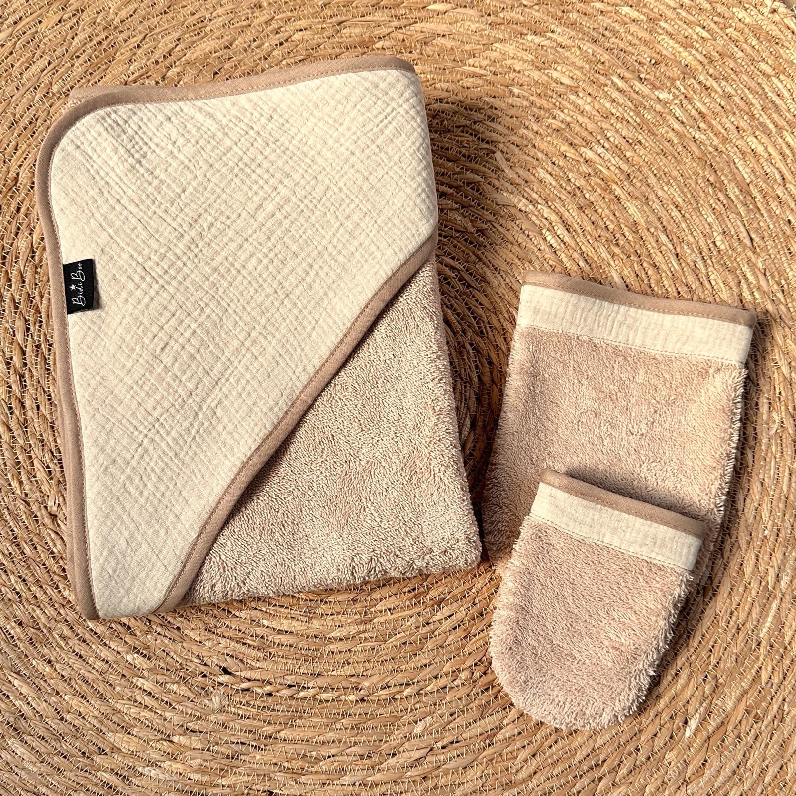 Cape de bain XL beige