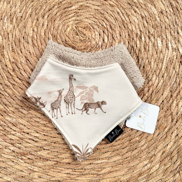 Duo bavoir bandana Kenya