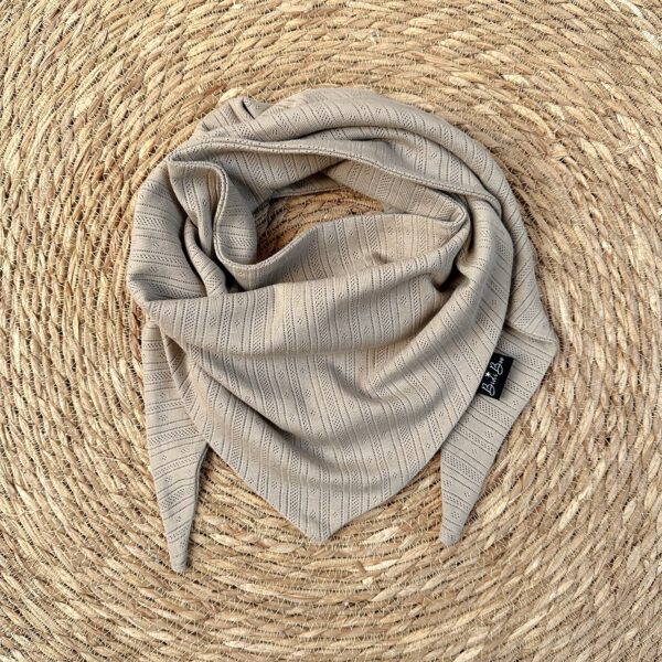 Foulard à nouer enfant beige