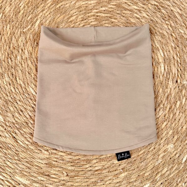 Snood beige foncé