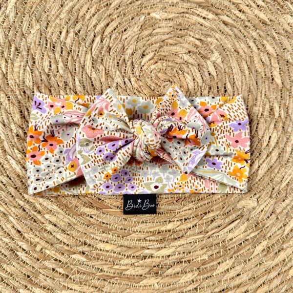 Bandeau noeud ajustable Arabelle