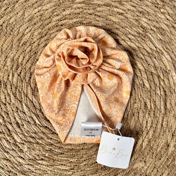 Turban fleur 0-3 mois