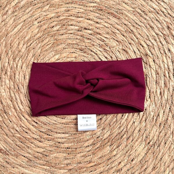 Bandeau croisé enfant pourpre