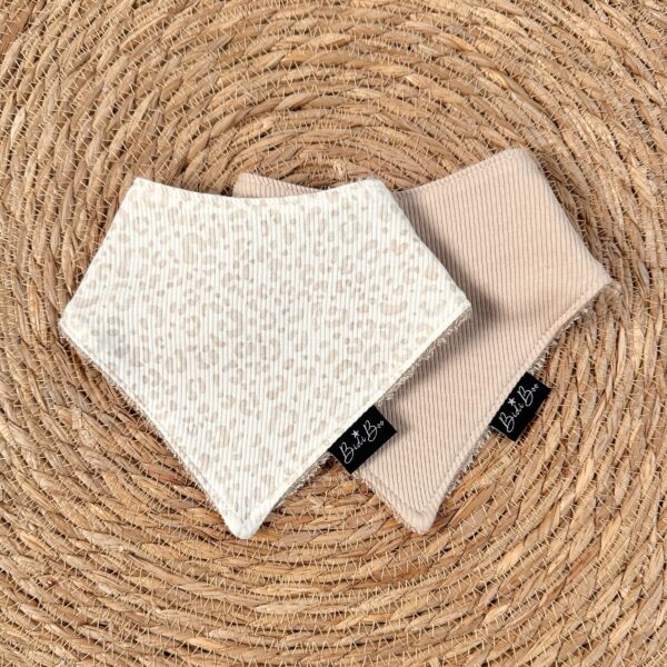 Duo bavoir bandana Bianca