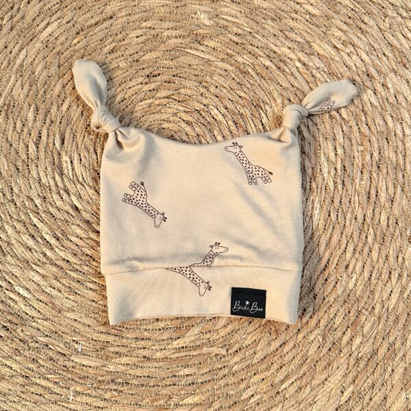 Bonnet lutin Girafes