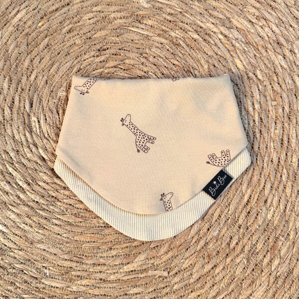 Foulard réversible Girafes