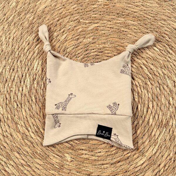 Bonnet lutin Girafes