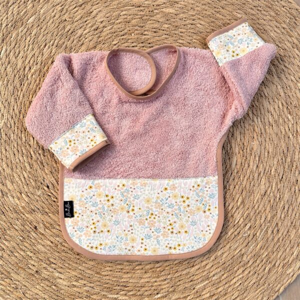 Bavoir longues manches Flora