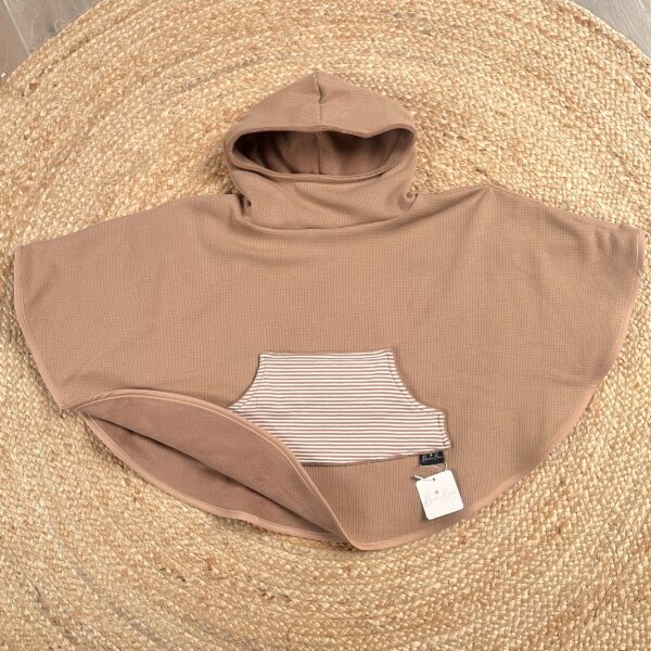 Poncho gaufré camel/Luca